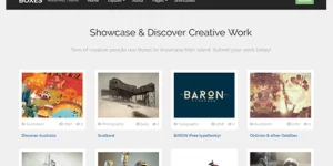 Publish your work online with the elegant Boxes portfolio theme. Whether you want to create an online gallery of your best images or develop a portfolio of your most creative creations