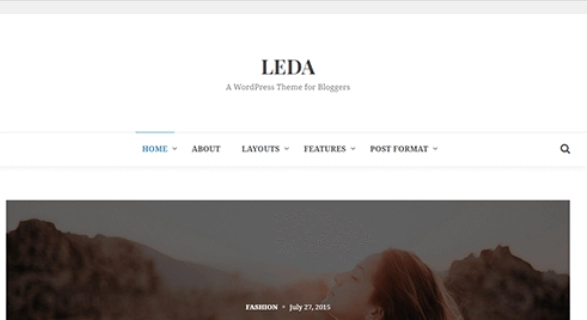 The simplicity of the Leda blogging theme provides the perfect story-telling platform. The minimal design won't distract your readers and the theme customization options will never prevent you from doing what you do best - publishing creative content. All the features of this theme are focused on readability and usability…