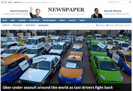 Newspaper has a design and style that will be familiar to readers of the leading online news websites. With a content slider to display your featured articles and a selection of homepage layouts to choose from