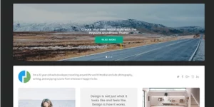 Pinpoint is a minimal WordPress portfolio theme