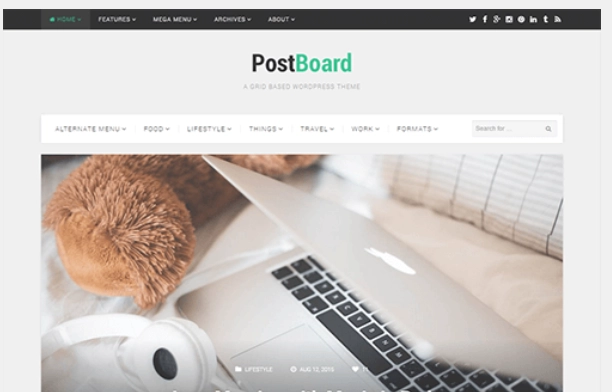 PostBoard has been designed to help you build an online space where you can share your most creative content. Whether that means posting links to your favorite articles