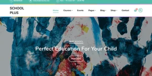 SchoolPlus is designed with a school or kindergarten in mind. We've chosen the layout