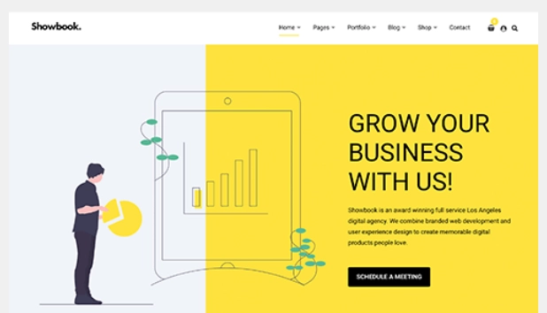 Showbook is a versatile WordPress theme