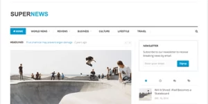 This multi-purpose WordPress theme is suitable for a wide range of websites