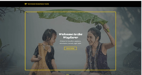 Wayfarer is a stunning WordPress theme to document your travel