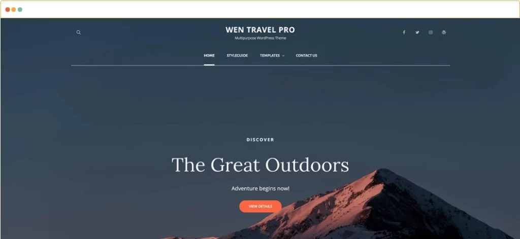 WEN Travel Pro is a versatile and responsive Multipurpose Travel WordPress theme with an abundance of travel features and functionalities. The theme is ideal for all Several Unique Demo Concepts Get your website up and running with our beautiful demo concepts. Choose your preferred style and import it in one…