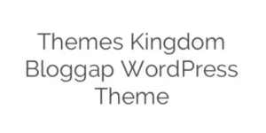 Discover the Themes Kingdom Bloggap WordPress Theme