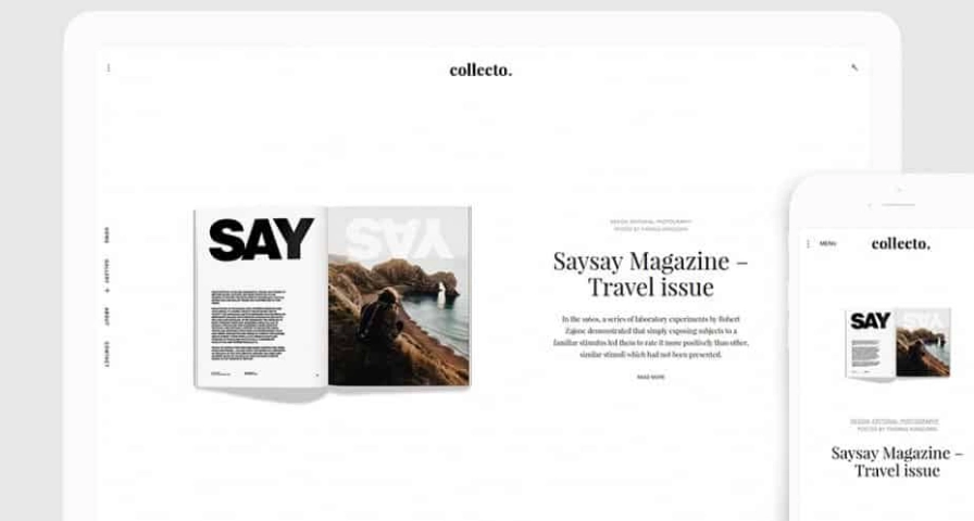 Discover the Collecto WordPress Theme