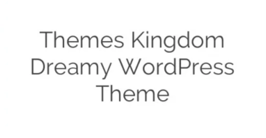 Discover the Themes Kingdom Dreamy WordPress Theme