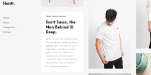 Discover the Huntt WordPress Theme