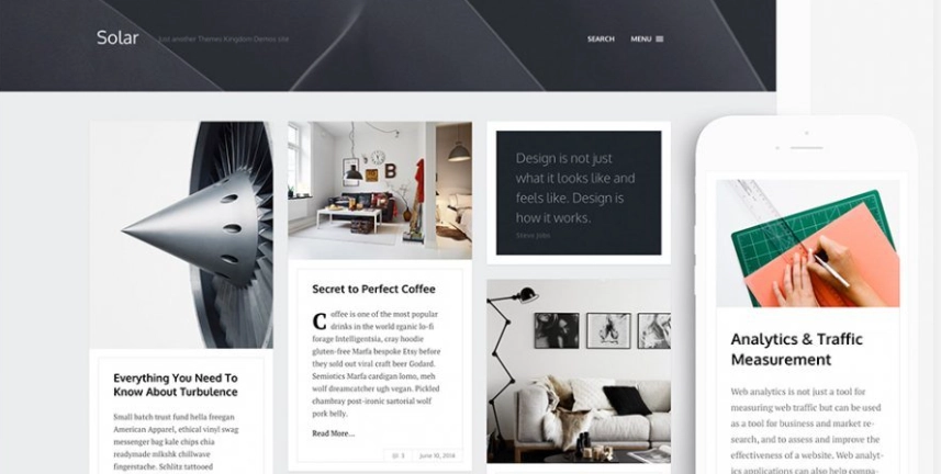 Discover the Themes Kingdom Solar WordPress Theme