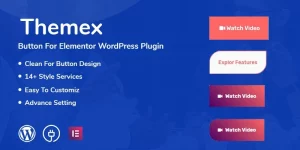 Themex Button For Elementor is a button Style plugin. You can use the button on any kind of WordPress Theme