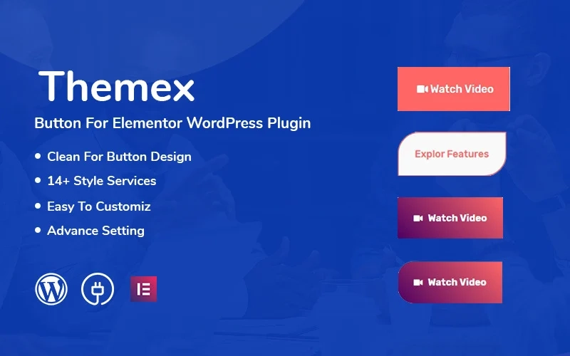 Themex Button For Elementor is a button Style plugin. You can use the button on any kind of WordPress Theme