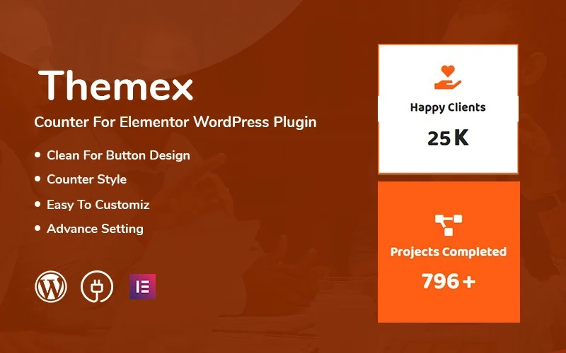 Themex Counter For Elementor is a counter Style plugin. You can use the counter with any kind of WordPress Theme