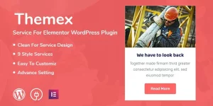 Themex Service For Elementor is a service Style plugin. You can use the service with any kind of WordPress Theme