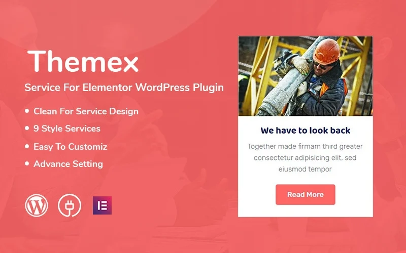 Themex Service For Elementor is a service Style plugin. You can use the service with any kind of WordPress Theme