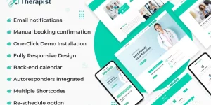 Therapist - Doctor Appointment Booking WordPress Theme will act a boon to establish website for users to get the appointment scheduled with the doctor