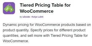 Tiered pricing could be quite useful for wholesalers and anybody who provides a progressive discount scale depending on the quantity or offers specific prices based on the user’s role. You can easily set up individual pricing for various quantity ranges