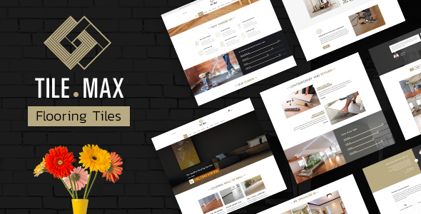 Revamp your flooring business site with Tile Max Flooring WP Theme. Responsive