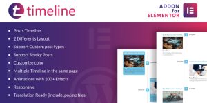 Unleash the Power of Storytelling with the Timeline for Elementor - WordPress Plugin If you're a WordPress fanatic or developer looking to create compelling visual narratives