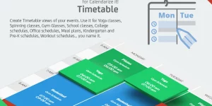 Streamline your event management with Timetable for Calendarize it! Easily create stunning timetables for any event. Subscribe now at Bevaultx!