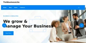 TishBusinessLite is a Free Corporate and Business WordPress Theme. It is a free version our premium theme TishBusiness with less features such as reduced header and footer option