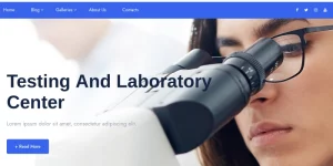 TishLaboratory is a WordPress theme developed to be used for Laboratory and Science Research websites. The formal design in blue