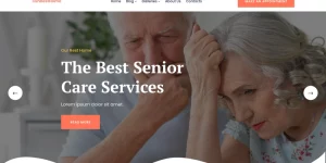 TishRestHome is a WordPress theme designed for Rest Home and Senior Care Services websites designed in white