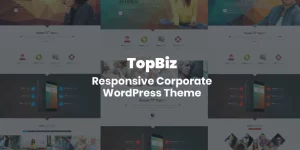 TopBiz – Responsive Corporate WordPress Theme is modern