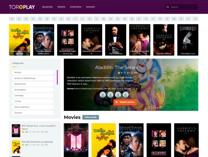 ToroPlay: Theme WordPress Movies and TV Shows Create the best movie website with our ToroPlay template