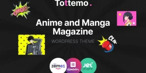 Tottemo - Anime and Manga Magazine WordPress Theme