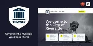 Townly – A modern WordPress theme with a very clean
