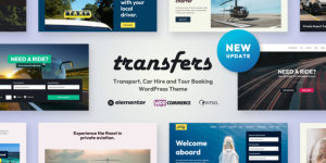 Transfers - Transport and Car Hire WordPress Theme is a powerhouse theme for anyone looking to create a dynamic and user-friendly transport or car rental website. Imagine having an eye-catching website that not only looks stunning but also functions seamlessly. Whether you're diving into the world of transportation services or…