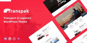 Transpak is a Responsive WordPress theme. It is provided on building websites in the Transport