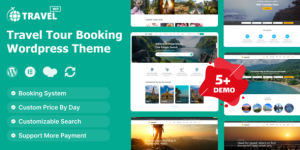 Travel WP is a Travel WordPress Theme developed for travel agencies and tour operators of any size. It offers a lot of flexibility and possibilities in setting up tours. You can indicate as many tour attributes as you like. These attributes can later be used for setting up a search…