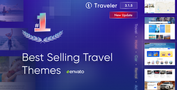 Create a stunning travel booking site with ease using Traveler – Travel Booking WordPress Theme. Access unlimited free themes  plugins with Bevaultx!