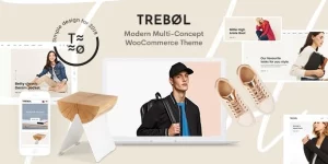 Discover the Trebol Minimal Modern Multi-Concept WooCommerce Theme! With clean design