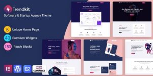 Trendkit – Software  Startup Agency Theme for Saas  Startup is a Responsive WordPress Theme. Trendkit – Software  Startup Agency Theme for Saas  Startup is easy to use and navigate as well. Compatible with Desktop