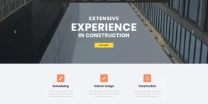 Trirum is a great solution for creating a website dedicated to construction services. There are pre-designed pages