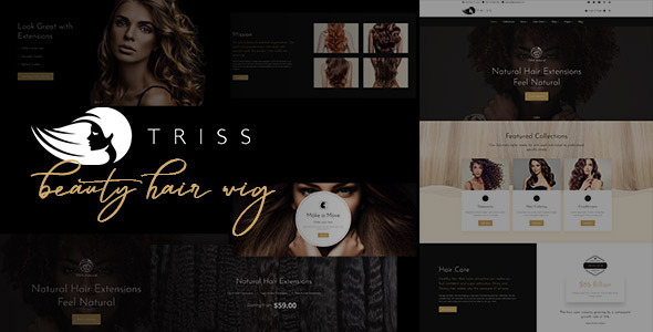 Discover Triss Hair Store WooCommerce Theme - your ultimate