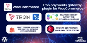 Integrate TRON (TRX) payments seamlessly into your WooCommerce store with TronPay. Boost your e-commerce potential  attract crypto enthusiasts now!