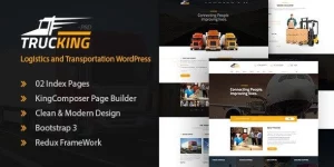 Get the ultimate Trucking WordPress Theme for logistics