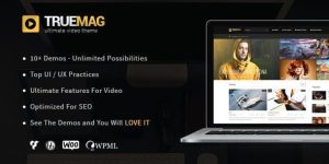 Unlock the Potential of Your Website with True Mag - WordPress Theme for Video and Magazine If you're looking to create a stunning website packed with dynamic content