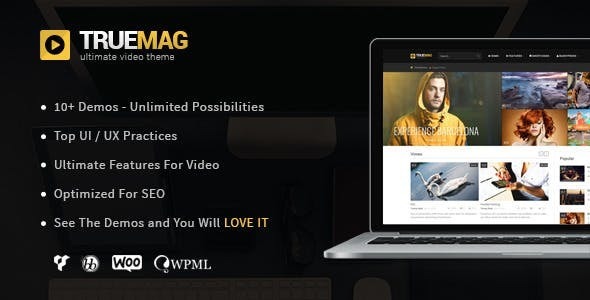 Unlock the Potential of Your Website with True Mag - WordPress Theme for Video and Magazine If you're looking to create a stunning website packed with dynamic content