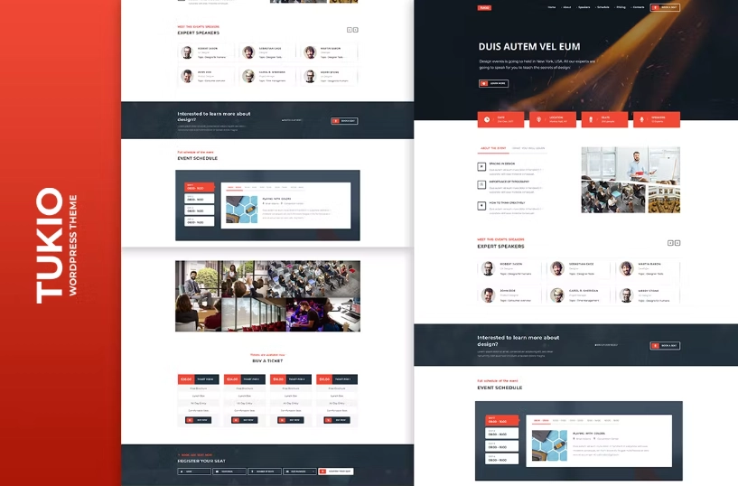 Event Organizer – For Conferences and Events is a modern responsive WordPress theme for conferences