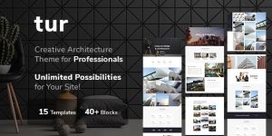 Elevate your site with the Tur Architecture WordPress theme! Perfect for architects with SEO-friendly