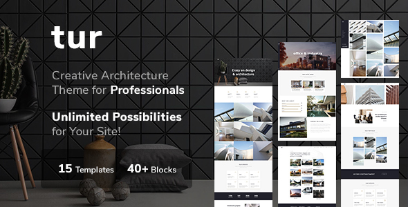 Elevate your site with the Tur Architecture WordPress theme! Perfect for architects with SEO-friendly