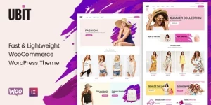 Fashion Store Ubit é um tema WordPress elegante e moderno com um sistema WooCommerce integrado. O tema é uma solução perfeita para clientes que desejam iniciar uma loja de moda online. O tema multiuso exclusivo é criado com plugins fáceis de usar e pode ser adaptado para outros negócios