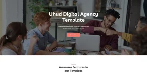 Uhud is a Responsive Digital Agency WordPress Theme that Modern