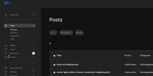 Admin 2020 introduces the overview page. This is a modern WordPress dashboard page that can sync with Google Analytics to show your analytical reports and is filterable by date. Admin 2020 not only looks great it also adds some powerful features. A clean and modern WordPress dashboard theme that comes…